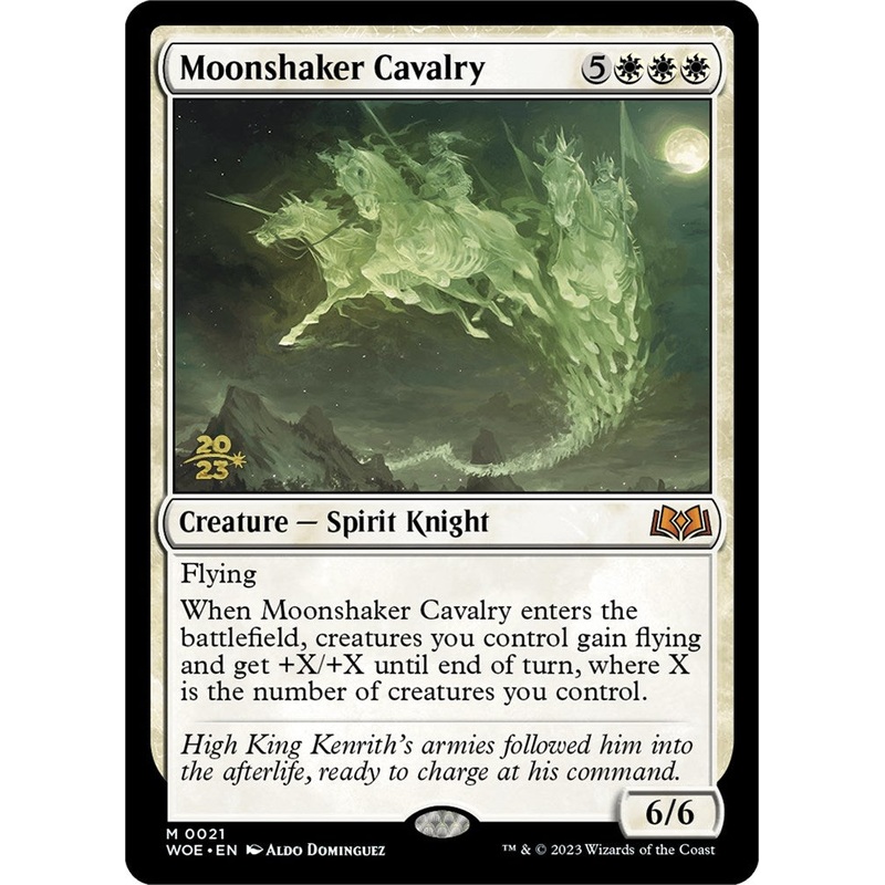 Moonshaker Cavalry [Wilds of Eldraine Prerelease Promos]