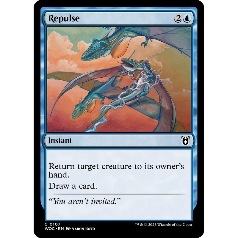 Repulse [Wilds of Eldraine Commander]