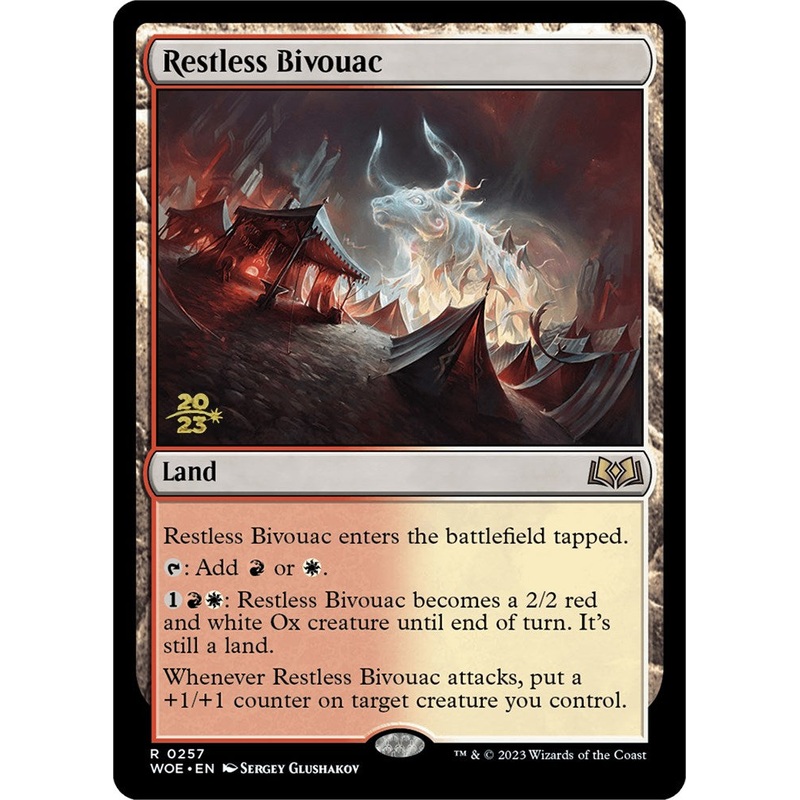 Restless Bivouac [Wilds of Eldraine Prerelease Promos]