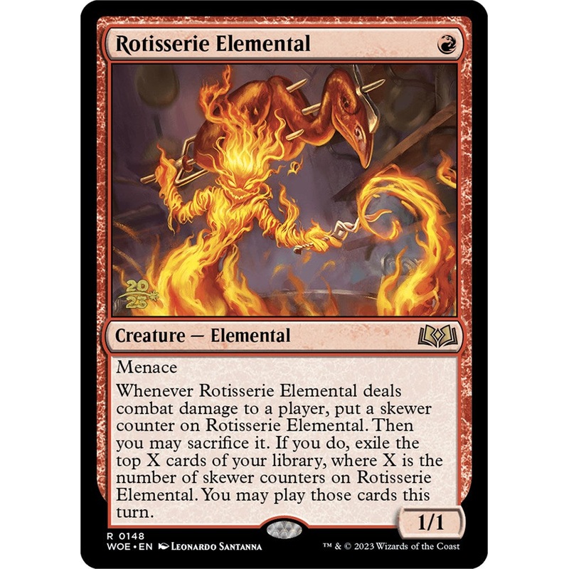 Rotisserie Elemental [Wilds of Eldraine Prerelease Promos]
