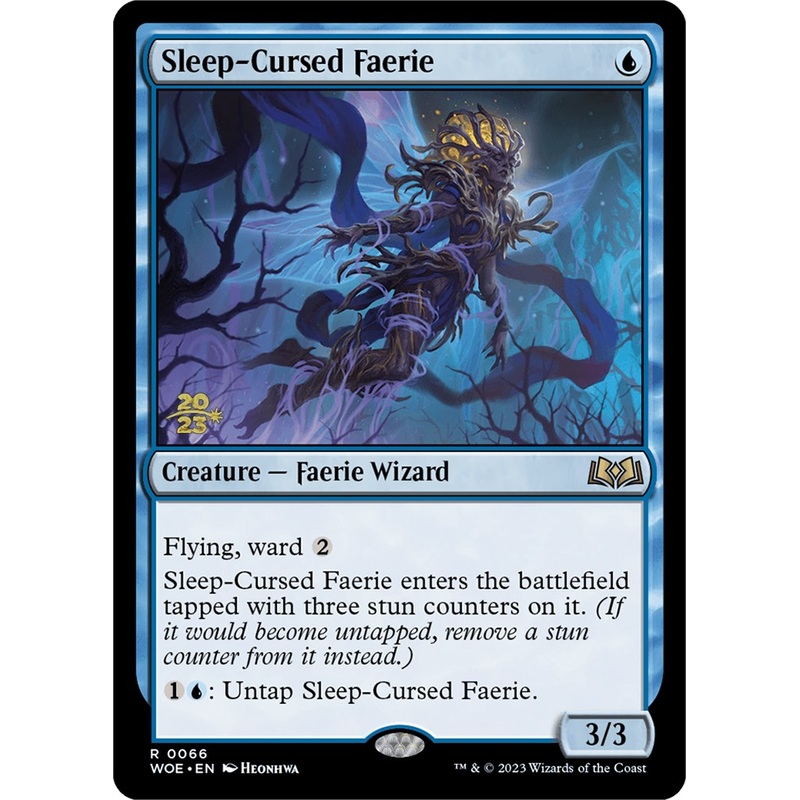 Sleep-Cursed Faerie [Wilds of Eldraine Prerelease Promos]