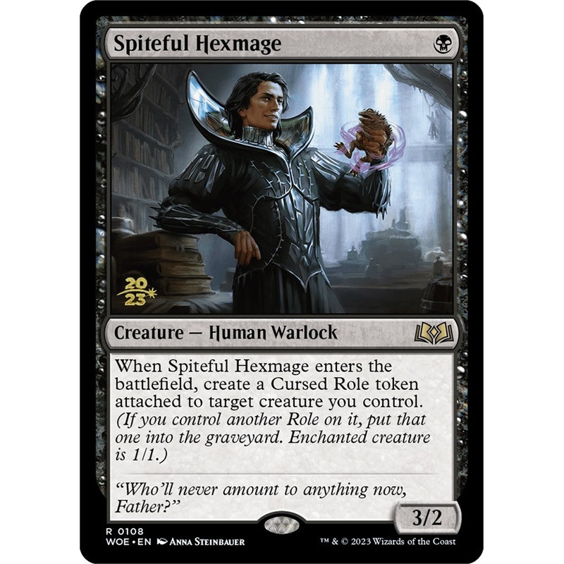 Spiteful Hexmage [Wilds of Eldraine Prerelease Promos]