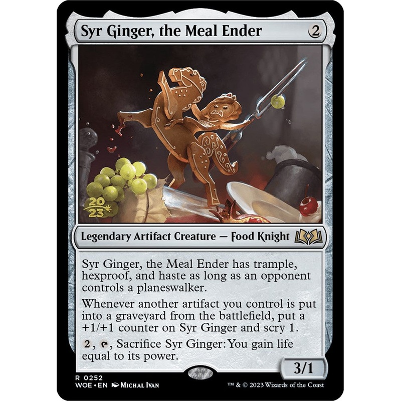 Syr Ginger, the Meal Ender [Wilds of Eldraine Prerelease Promos]