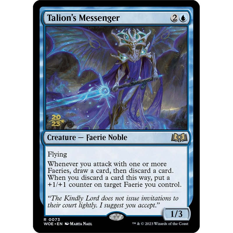 Talion's Messenger [Wilds of Eldraine Prerelease Promos]