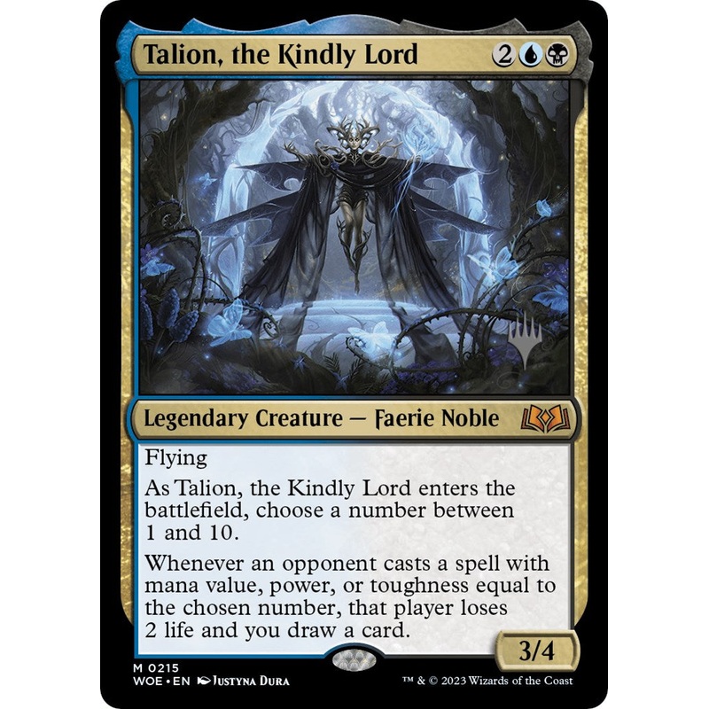 Talion, the Kindly Lord (Promo Pack) [Wilds of Eldraine Promos]