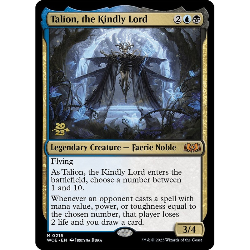 Talion, the Kindly Lord [Wilds of Eldraine Prerelease Promos]