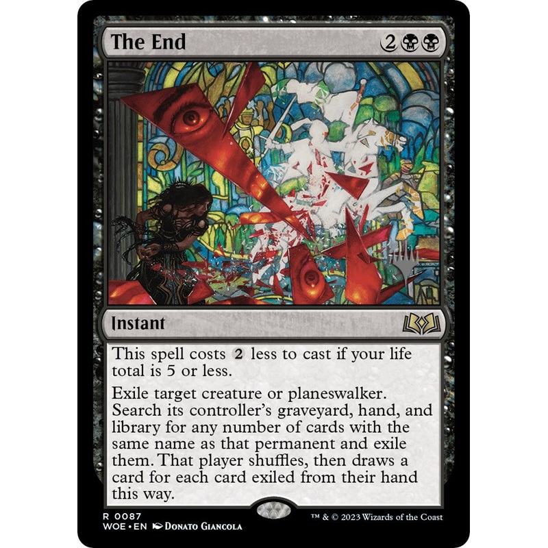 The End (Promo Pack) [Wilds of Eldraine Promos]