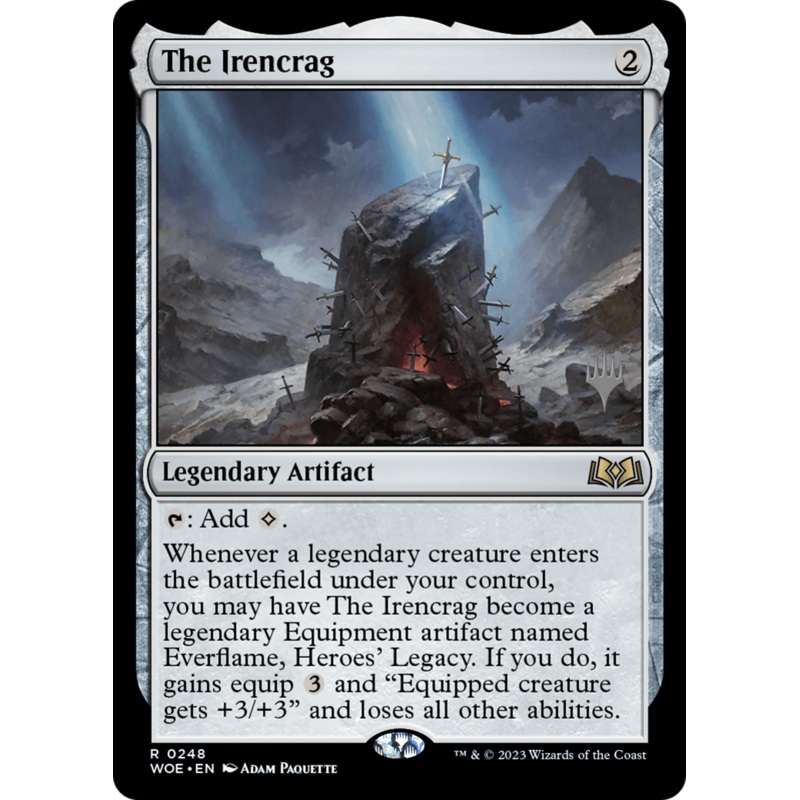 The Irencrag (Promo Pack) [Wilds of Eldraine Promos]
