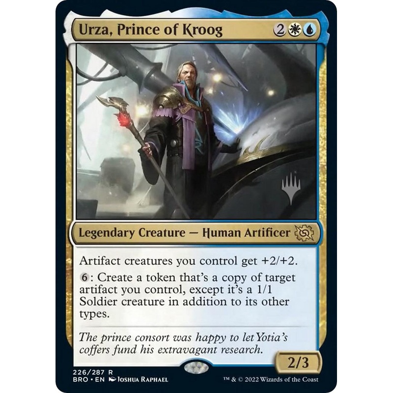 Urza, Prince of Kroog (Promo Pack) [The Brothers' War Promos]