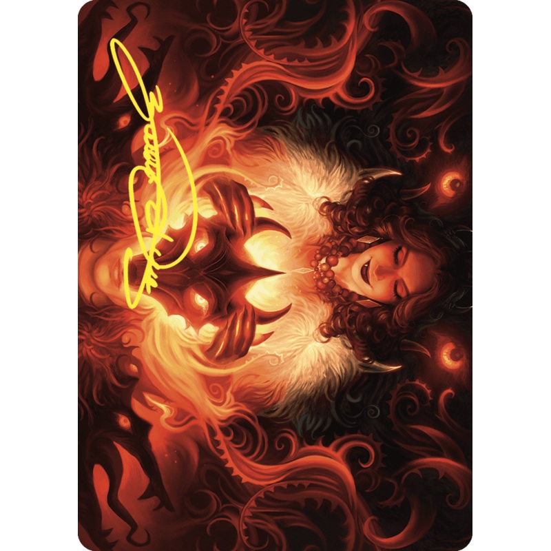 Witch's Mark Art Card (Gold-Stamped Signature) [Wilds of Eldraine Art Series]