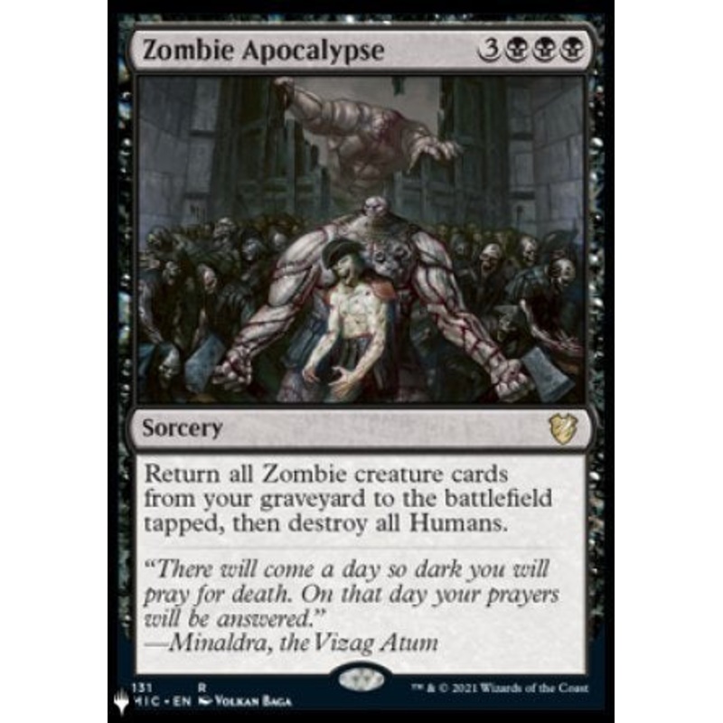 Zombie Apocalypse [The List]