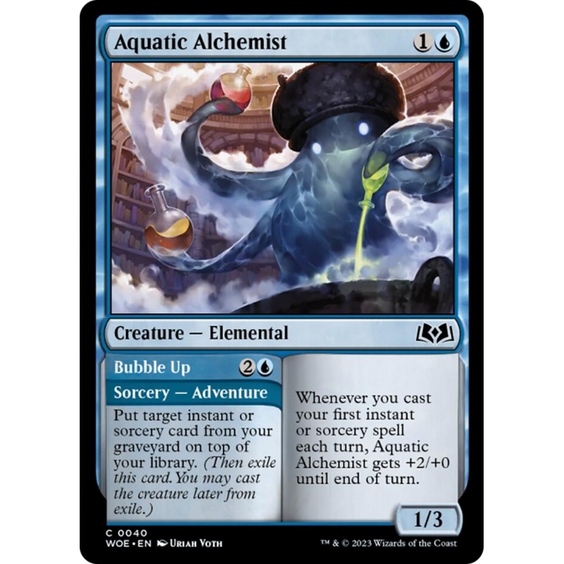 Aquatic Alchemist // Bubble Up [Wilds of Eldraine]
