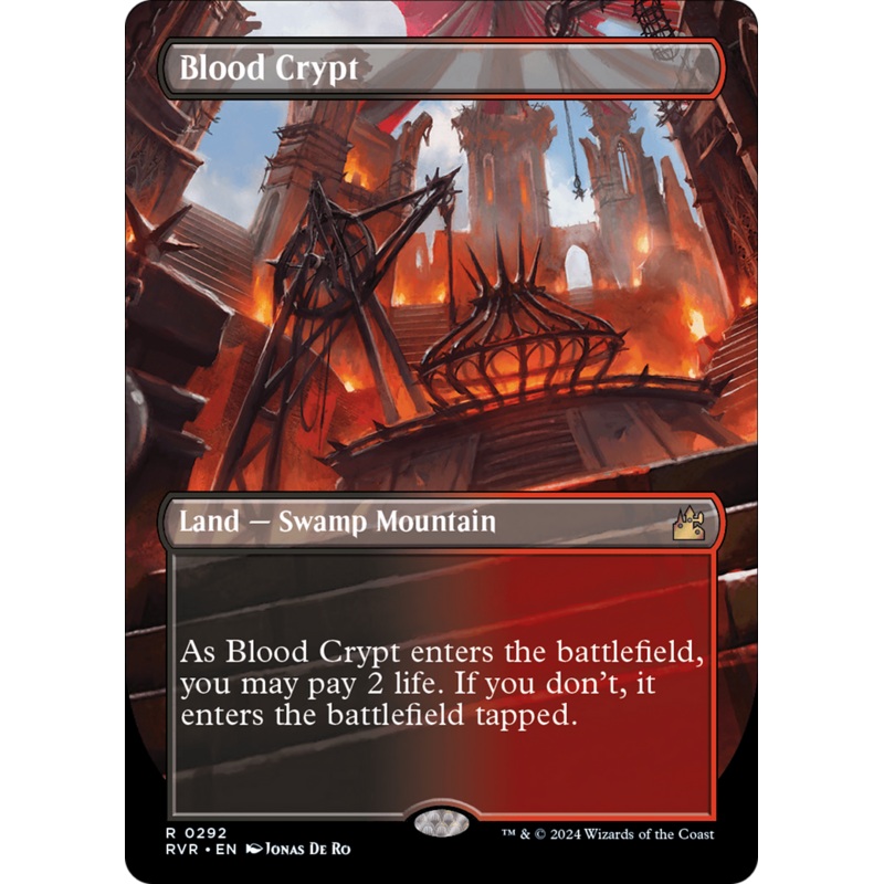 Blood Crypt (Borderless) [Ravnica Remastered]