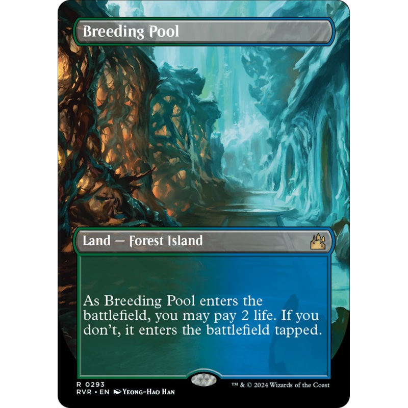 Breeding Pool (Borderless) [Ravnica Remastered]