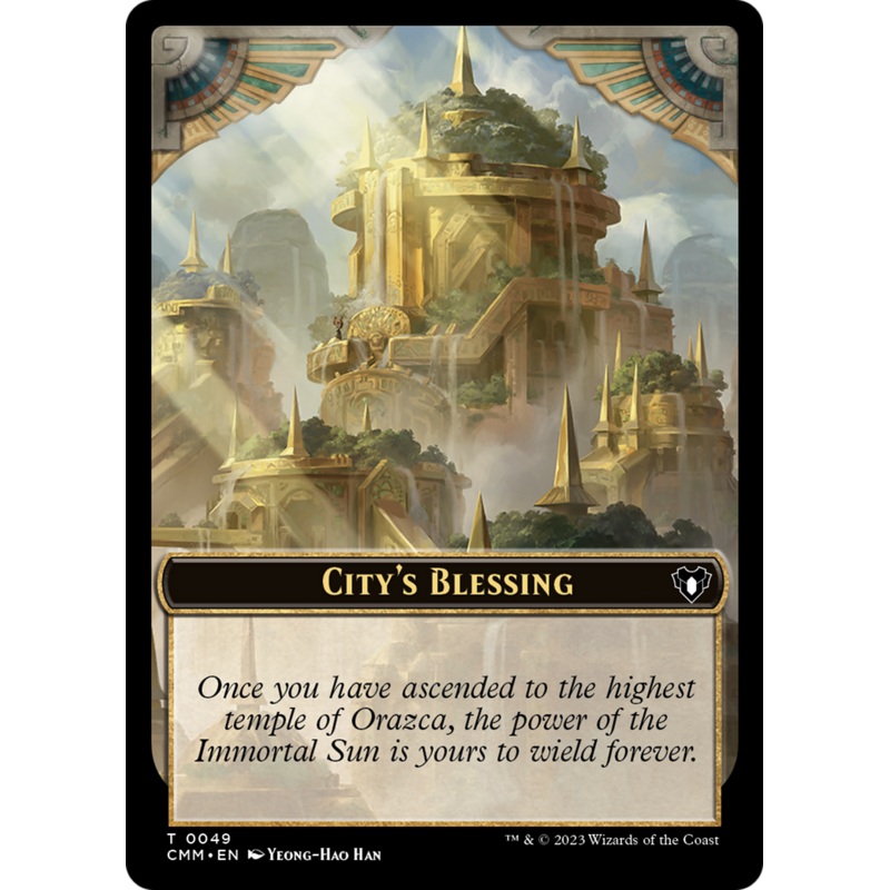 City's Blessing // Ogre Double-Sided Token [Commander Masters Tokens]