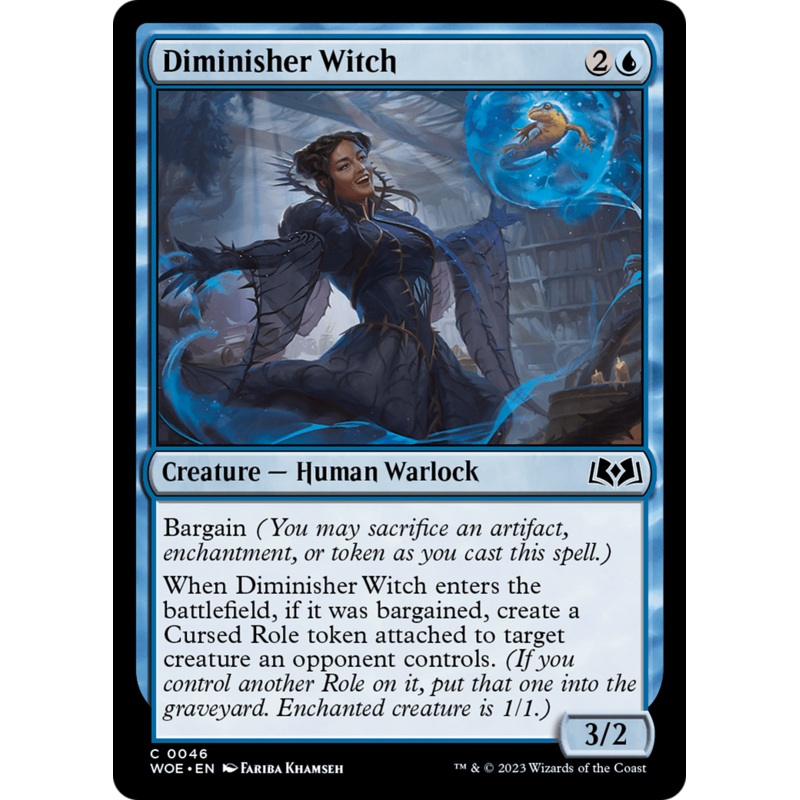 Diminisher Witch [Wilds of Eldraine]