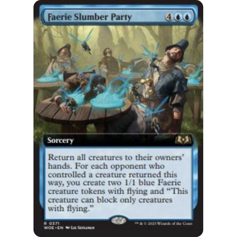 Faerie Slumber Party (Extended Art) [Wilds of Eldraine]