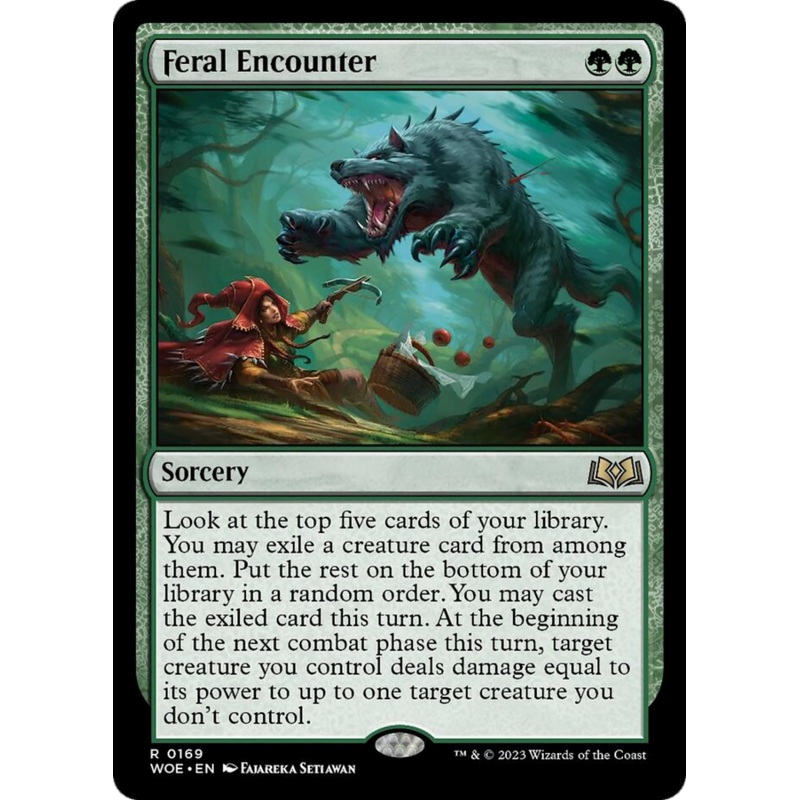 Feral Encounter [Wilds of Eldraine]