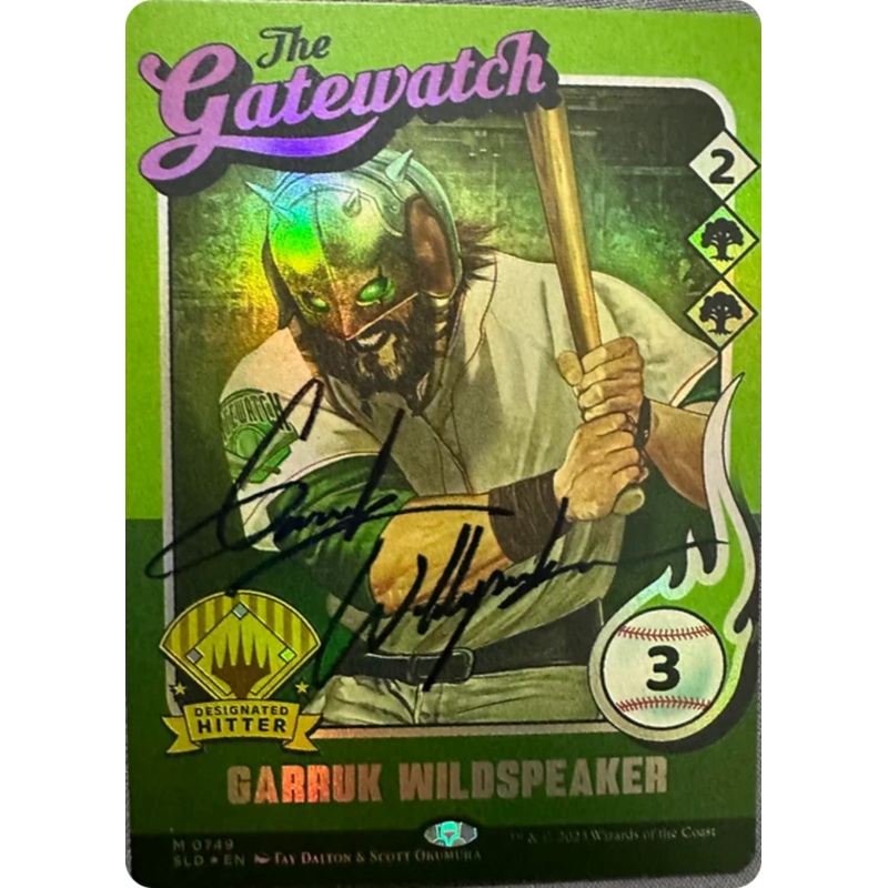Garruk Wildspeaker (749) (Autographed) [Secret Lair Drop Series]
