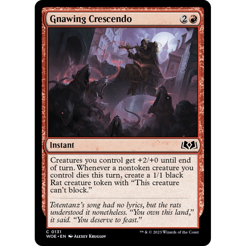 Gnawing Crescendo [Wilds of Eldraine]