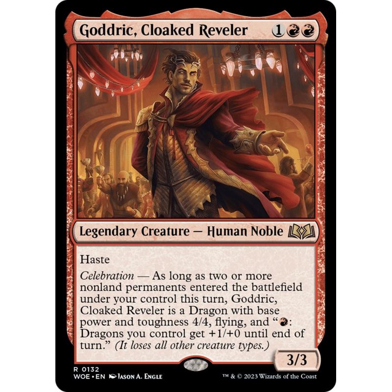 Goddric, Cloaked Reveler [Wilds of Eldraine]