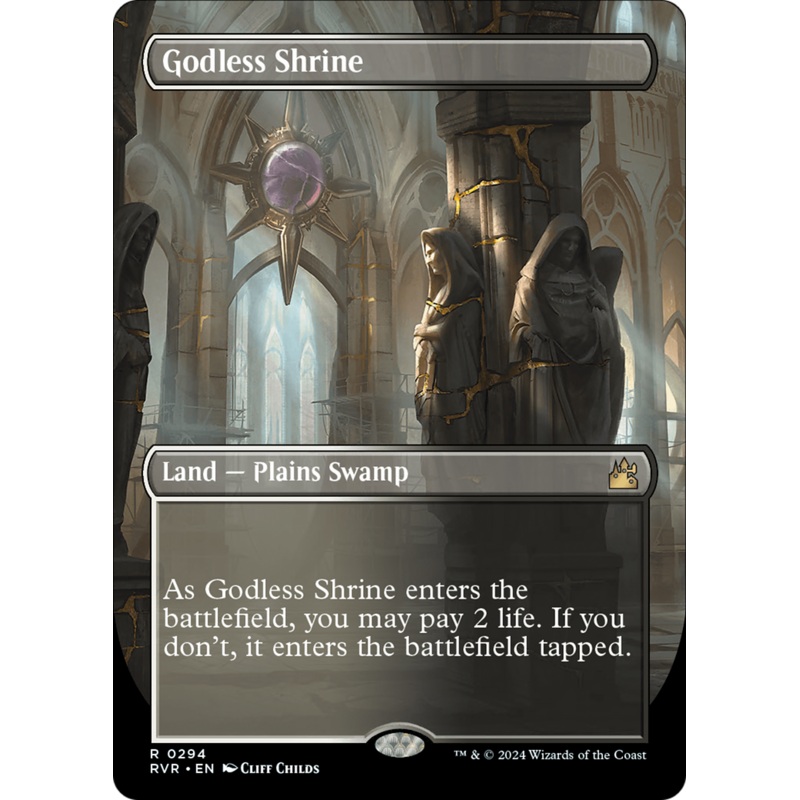 Godless Shrine (Borderless) [Ravnica Remastered]