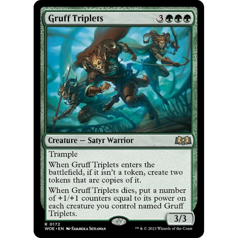 Gruff Triplets [Wilds of Eldraine]