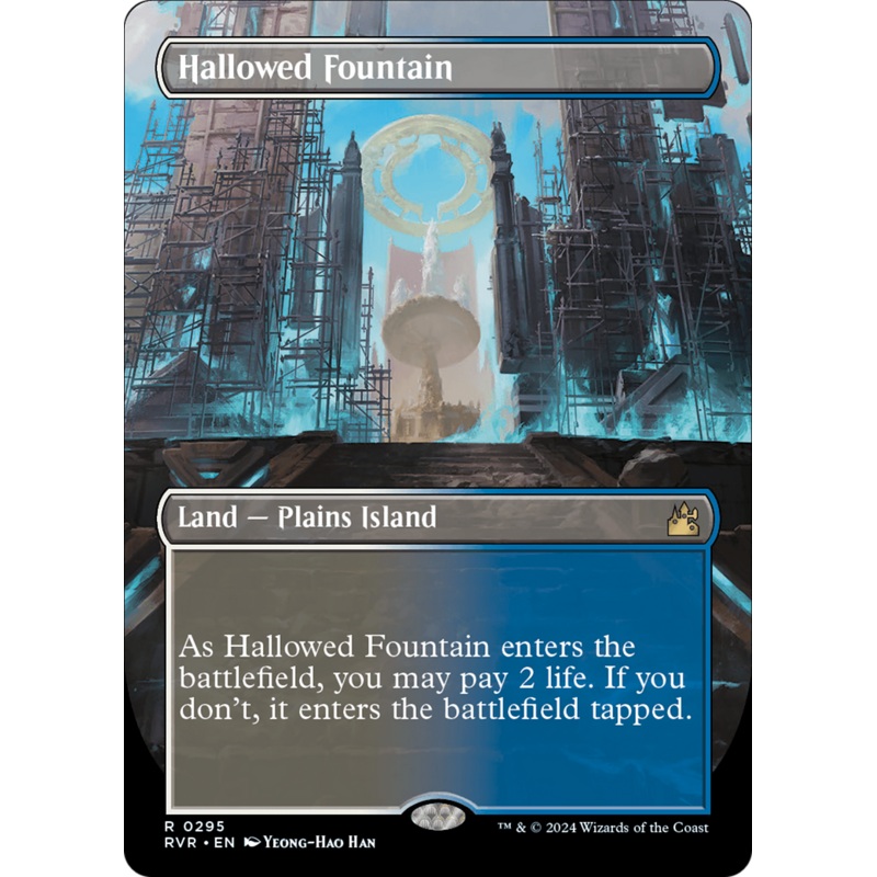 Hallowed Fountain (Borderless) [Ravnica Remastered]