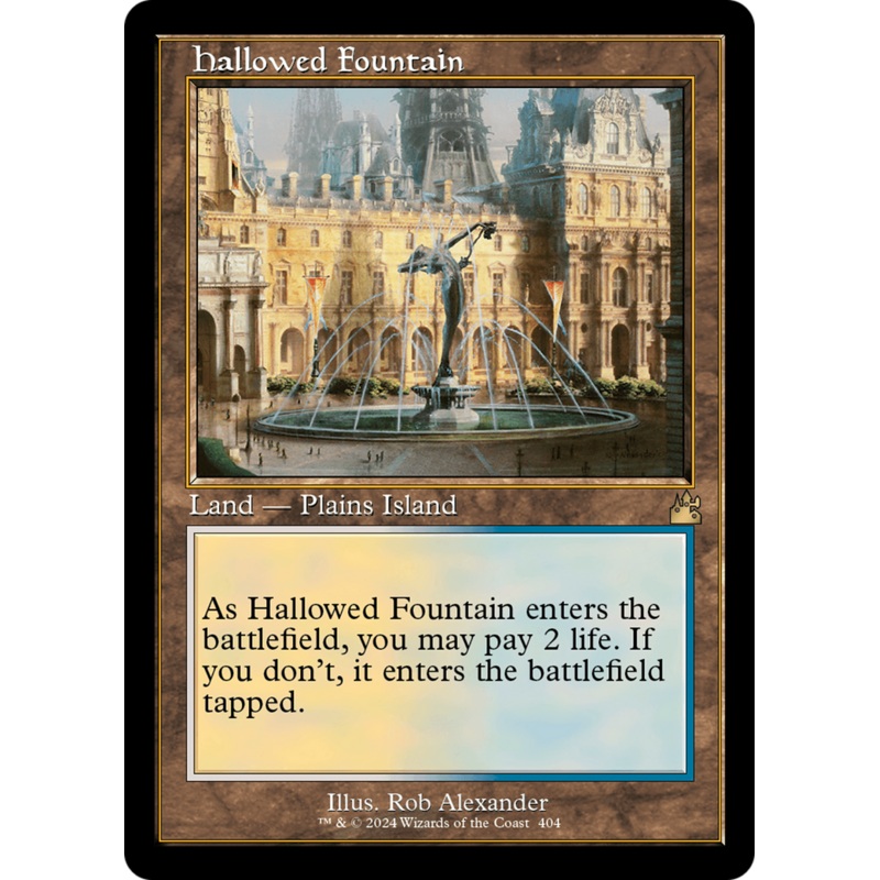 Hallowed Fountain (Retro) [Ravnica Remastered]