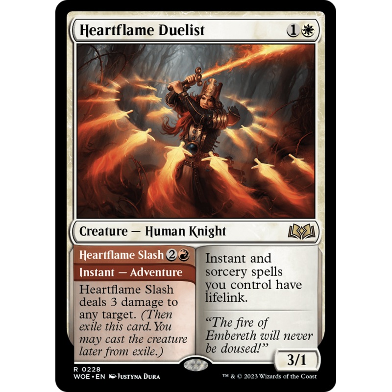 Heartflame Duelist // Heartflame Slash [Wilds of Eldraine]