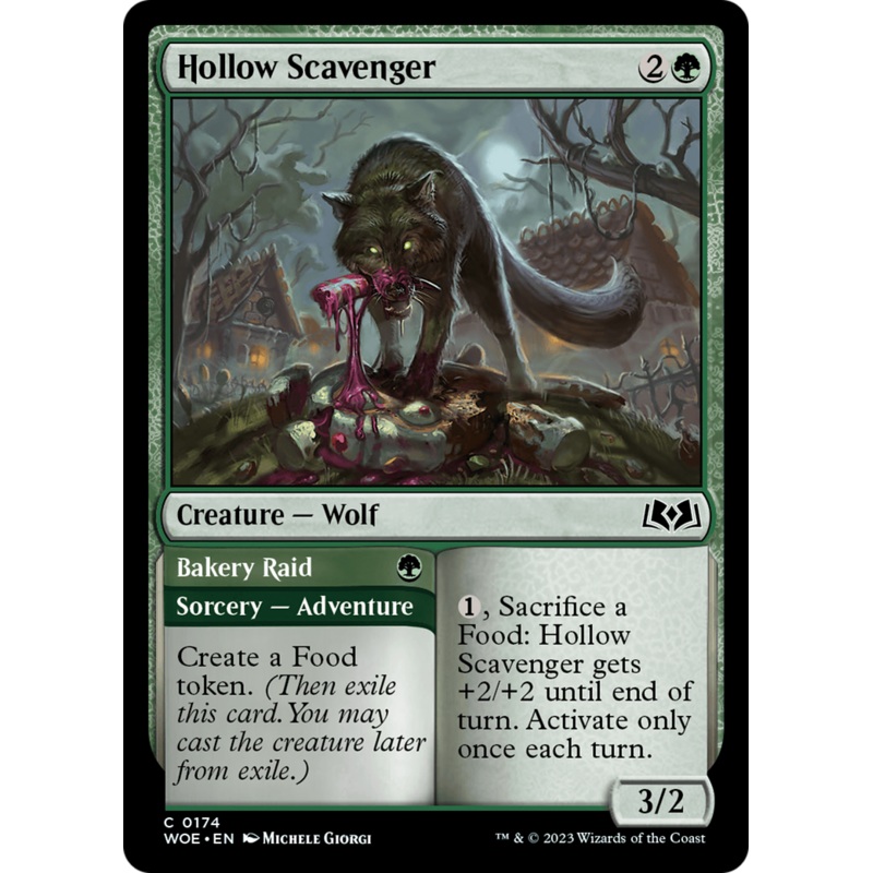Hollow Scavenger // Bakery Raid [Wilds of Eldraine]