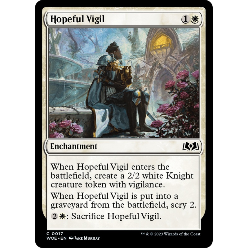 Hopeful Vigil [Wilds of Eldraine]