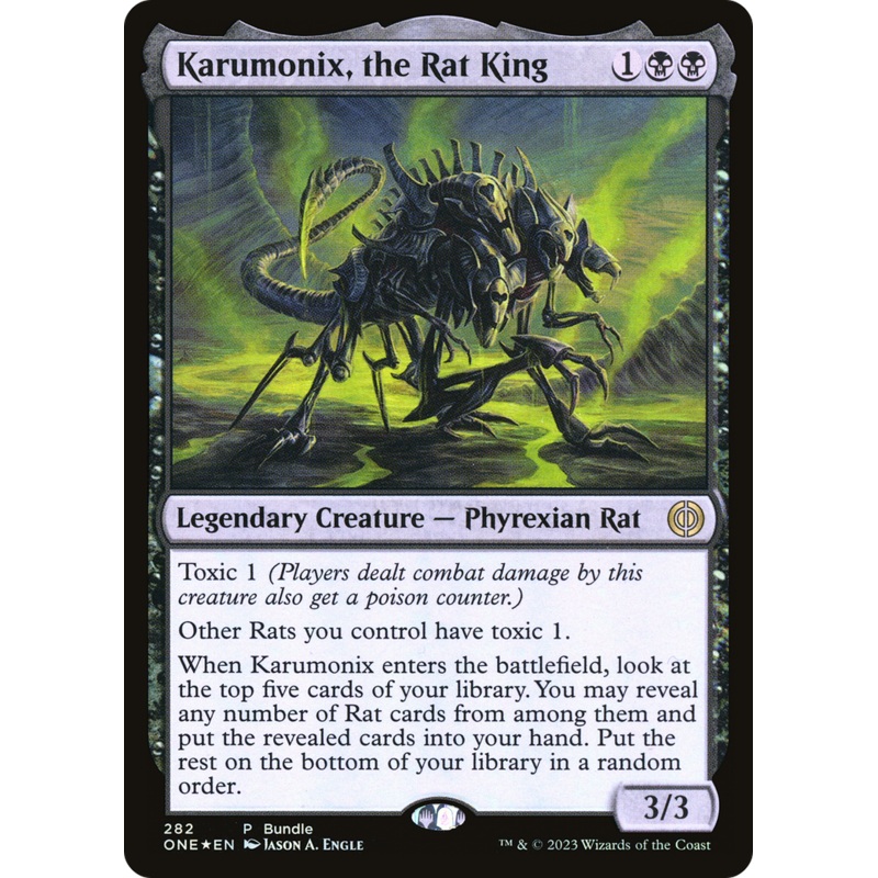Karumonix, the Rat King (Bundle) [Phyrexia: All Will Be One]