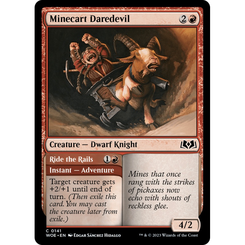 Minecart Daredevil // Ride the Rails [Wilds of Eldraine]