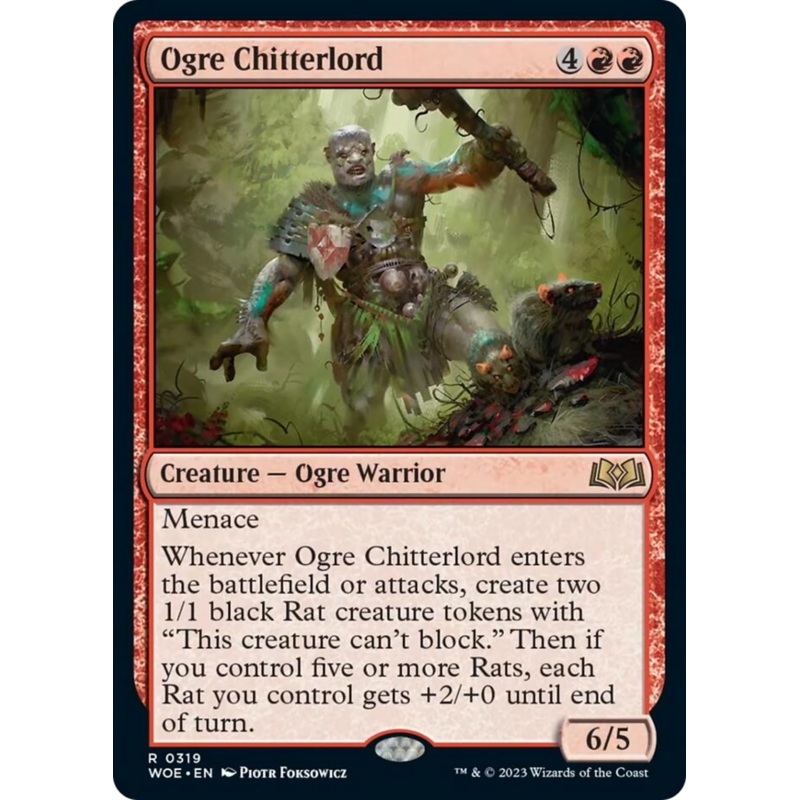 Ogre Chitterlord [Wilds of Eldraine]