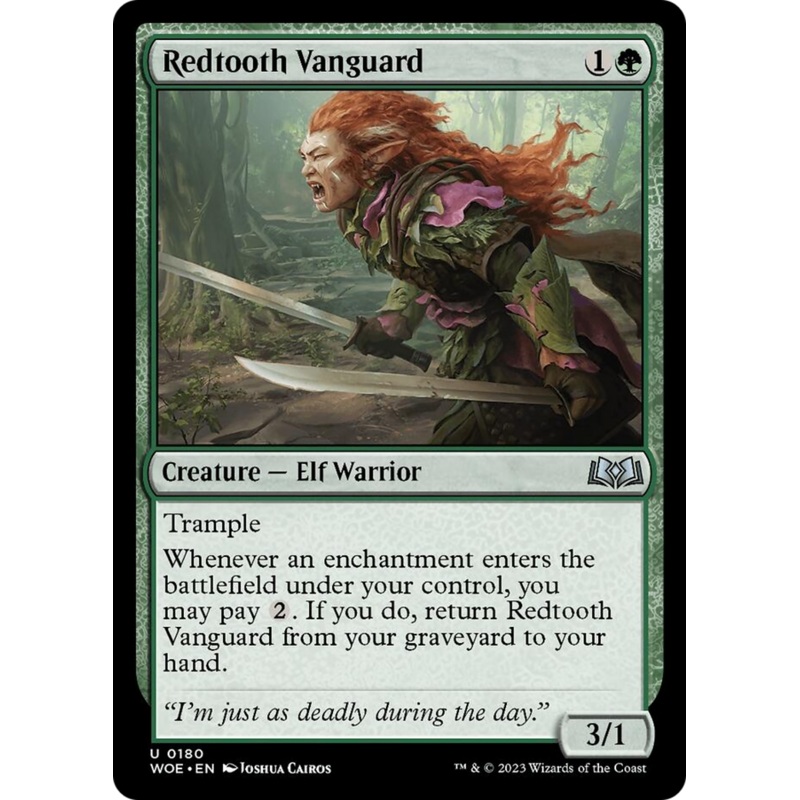 Redtooth Vanguard [Wilds of Eldraine]