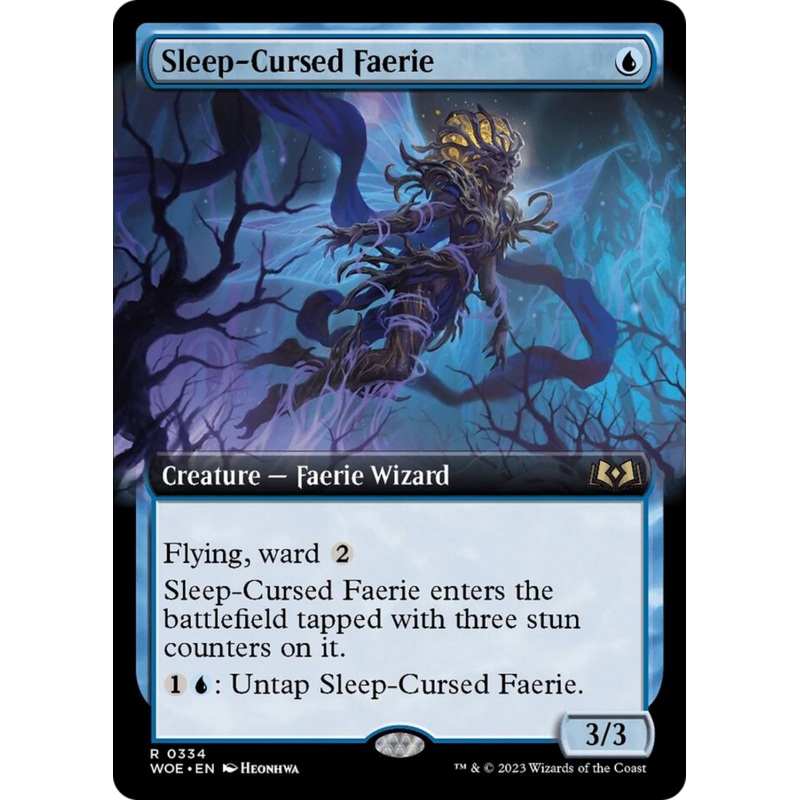 Sleep-Cursed Faerie (Extended Art) [Wilds of Eldraine]