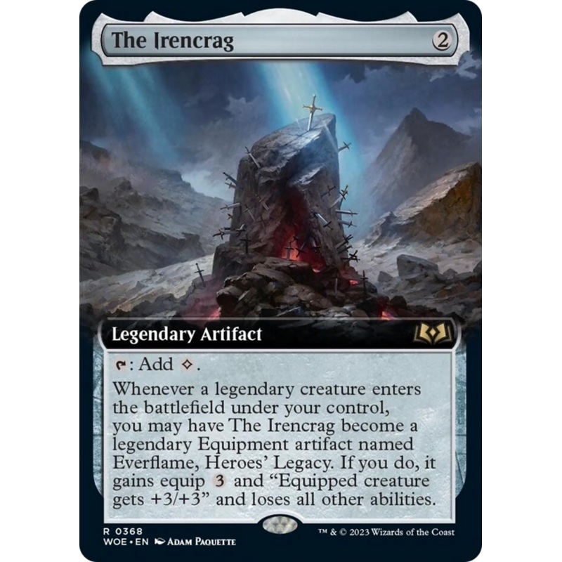 The Irencrag (Extended Art) [Wilds of Eldraine]