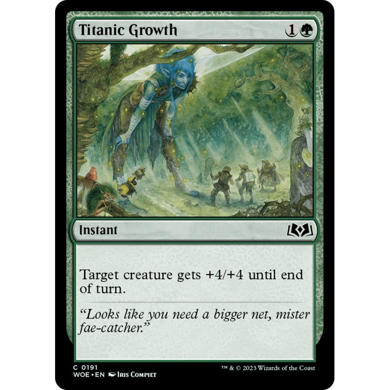 Titanic Growth [Wilds of Eldraine]