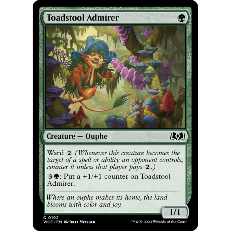 Toadstool Admirer [Wilds of Eldraine]