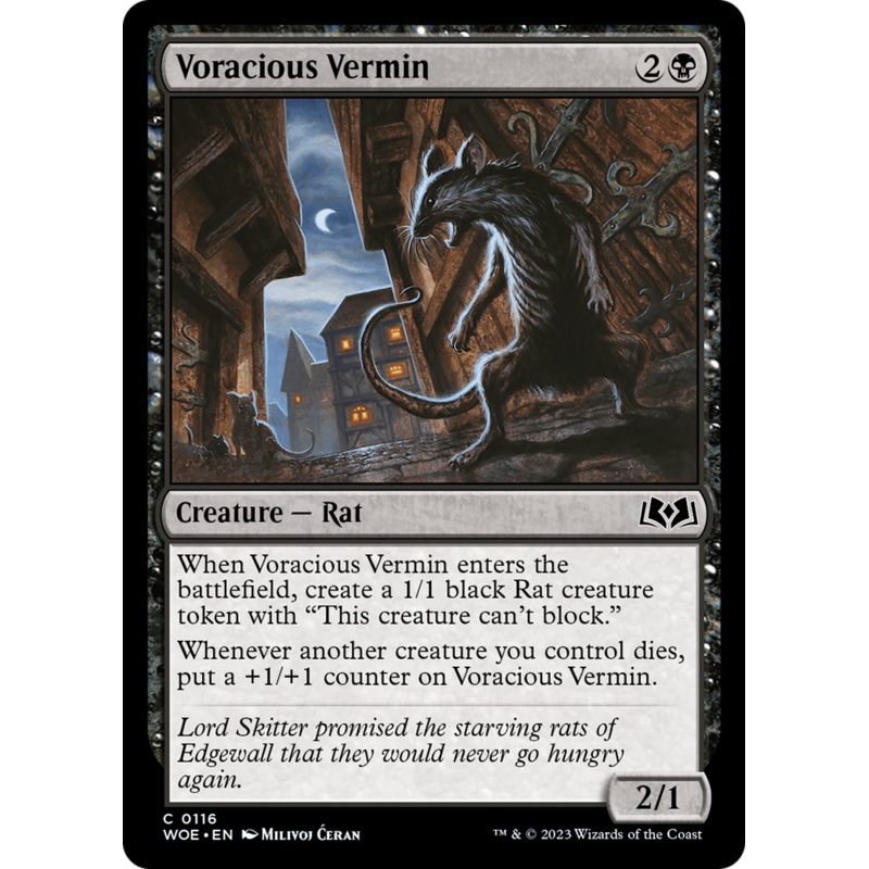 Voracious Vermin [Wilds of Eldraine]
