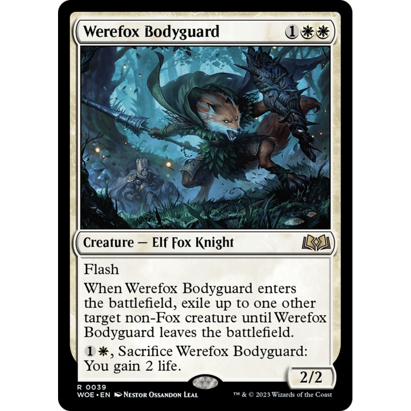 Werefox Bodyguard [Wilds of Eldraine]
