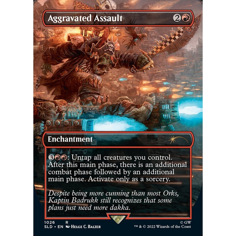 Aggravated Assault (Borderless) [Secret Lair Drop Series]