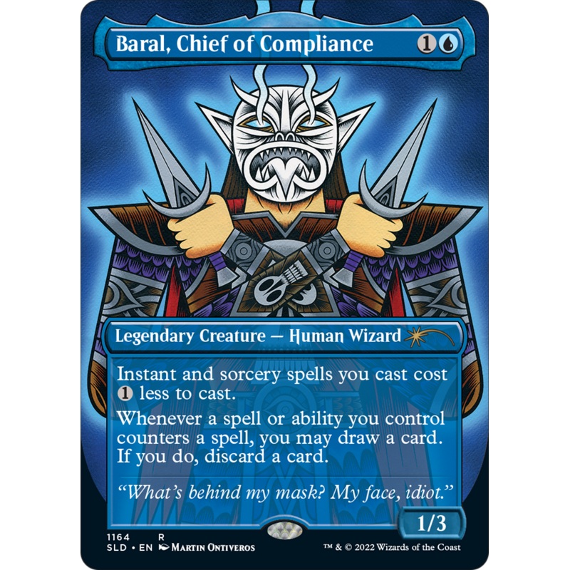 Baral, Chief of Compliance (Borderless) [Secret Lair Drop Series]