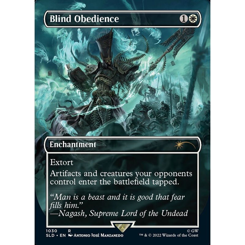 Blind Obedience (Borderless) [Secret Lair Drop Series]