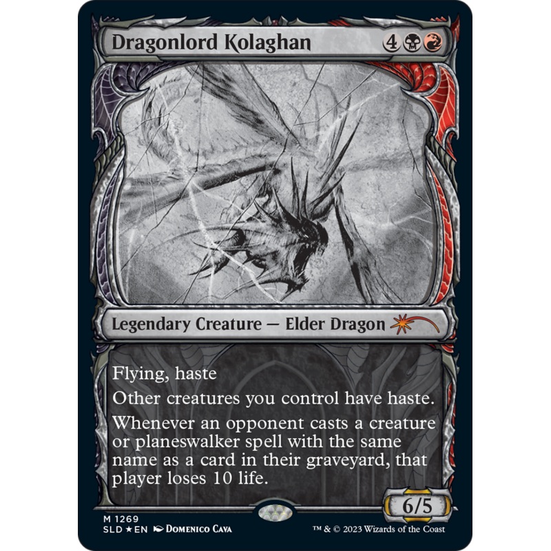 Dragonlord Kolaghan (Halo Foil) [Secret Lair Drop Series]