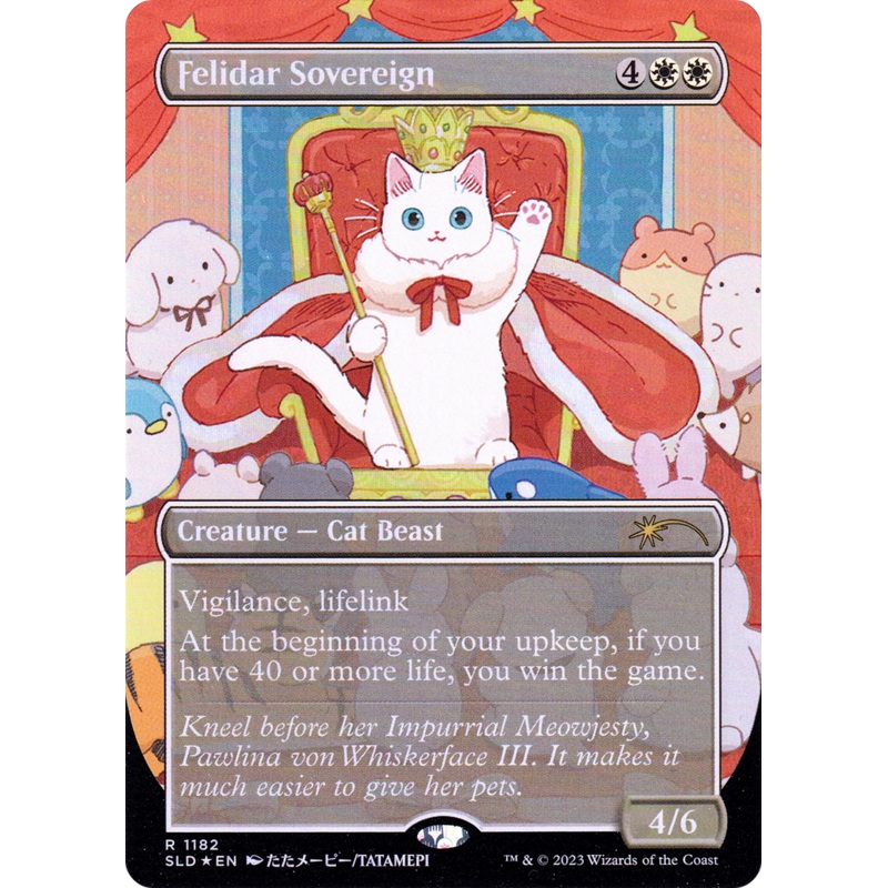 Felidar Sovereign (Borderless) [Secret Lair Drop Series]