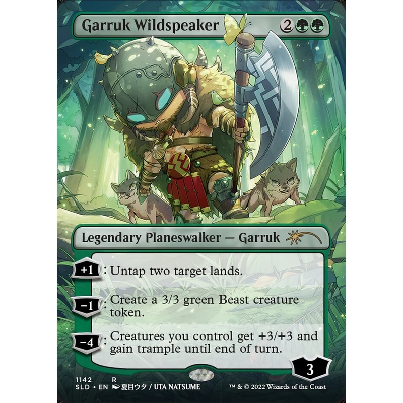 Garruk Wildspeaker (Borderless) [Secret Lair Drop Series]