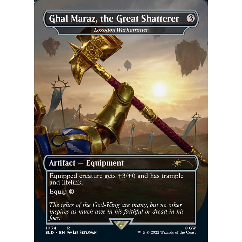 Ghal Maraz, the Great Shatterer - Loxodon Warhammer (Borderless) [Secret Lair Drop Series]