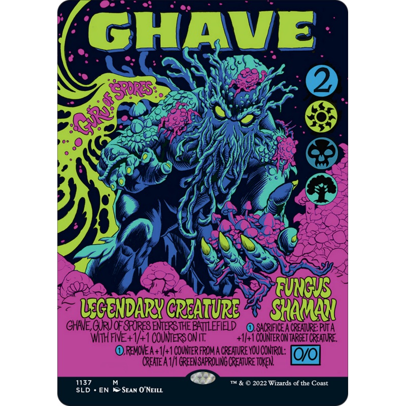 Ghave, Guru of Spores (Borderless) [Secret Lair Drop Series]